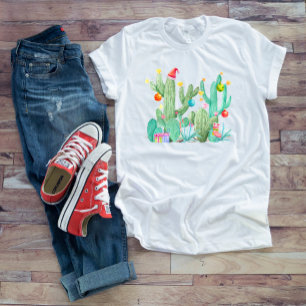 Weihnachtsferien Wüste Kakteen Cacti Südwesten T-Shirt
