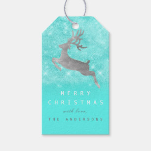 WeihnachtsFeriengeschenk-Umbau-Tiffany-Ozean-Ren Geschenkanhänger