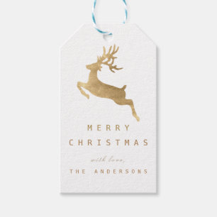 WeihnachtsFeriengeschenk-Umbau-weißes Gold Geschenkanhänger