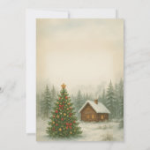Weihnachtsferienhaus Einladung (Rückseite)