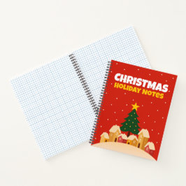 Weihnachtsferientraditionen Notizbuch Graph Notize