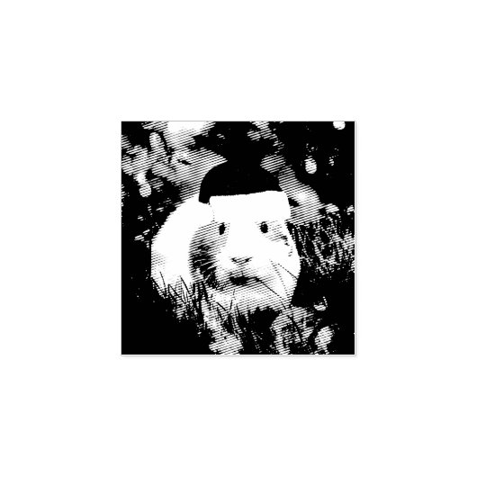 Weihnachtsferkel Gummistempel (Prägung)