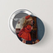 Weihnachtsfernsprecher Button (Vorne & Hinten)