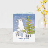 Weihnachtsfertig Karte (Gelbe Blume)