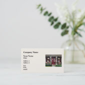 Weihnachtsfertig Visitenkarte (Stehend Vorderseite)