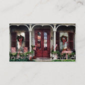 Weihnachtsfertig Visitenkarte (Rückseite)