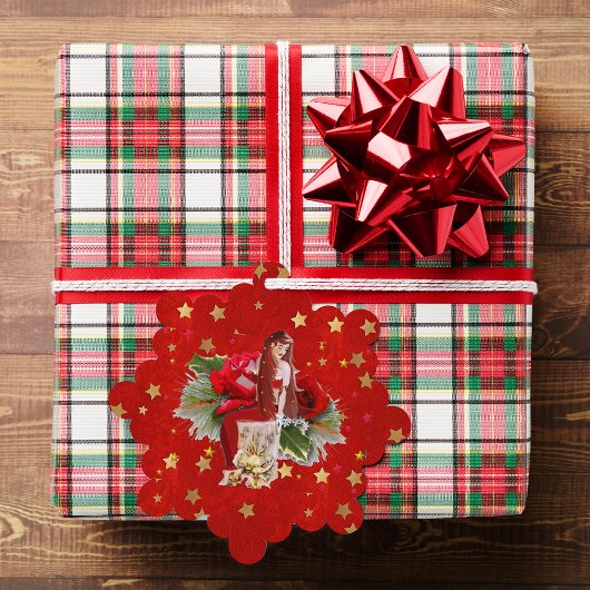 Weihnachtsfest 2 ornament karte