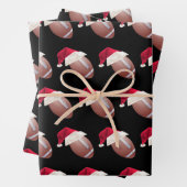 Weihnachtsfest American Football Sport Weihnachtsf Geschenkpapier Set (Beispiel)