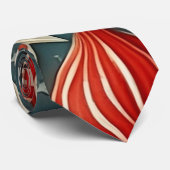 Weihnachtsfest Amerikaner Patriotik Krawatte (Gerollt)