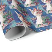 Weihnachtsfest Angel Holiday Geschenkpapier (Rolleneckpunkt)