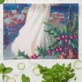 Weihnachtsfest Angel Holiday Geschirrtuch (Gefaltet)