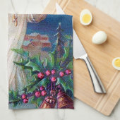 Weihnachtsfest Angel Holiday Geschirrtuch (Viertel Falte)