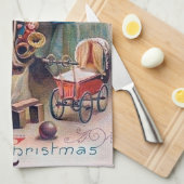 Weihnachtsfest Angel Holiday Geschirrtuch (Viertel Falte)