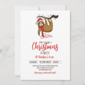 Weihnachtsfest auf dem Zweig Baum Einladung (Vorderseite)