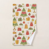 Weihnachtsfest Badhandtuch Set (Handtuch)