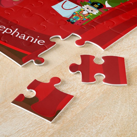 Weihnachtsfest Ballerina Puzzle (Seite)