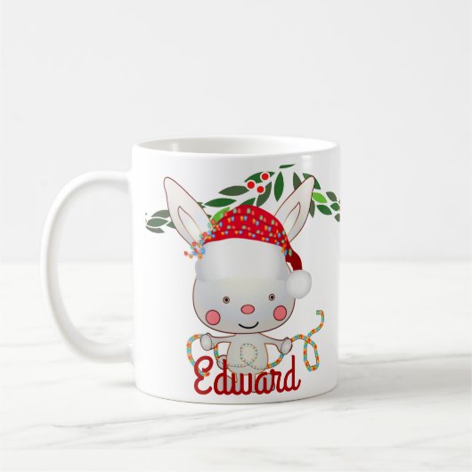 Weihnachtsfest Bunny Kaffeetasse (Links)