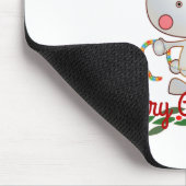 Weihnachtsfest Bunny Mousepad (Ecke)