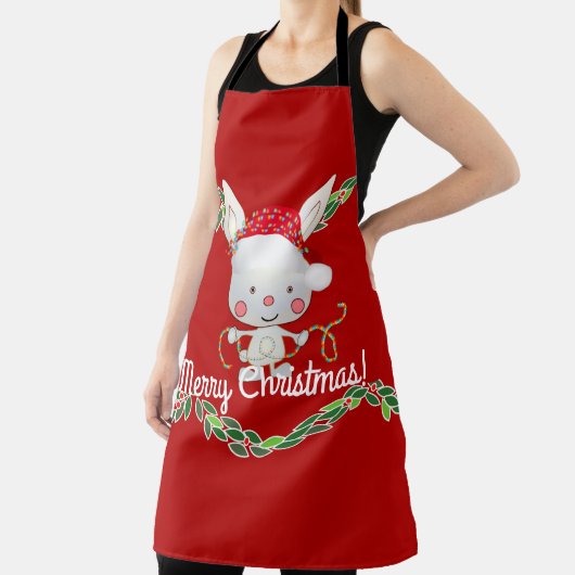 Weihnachtsfest Bunny Schürze (InSitu)