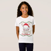 Weihnachtsfest Bunny T-Shirt (Vorne ganz)