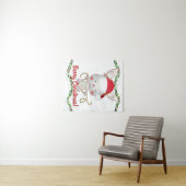 Weihnachtsfest Bunny Wandteppich (Beispiel (Horizontal))