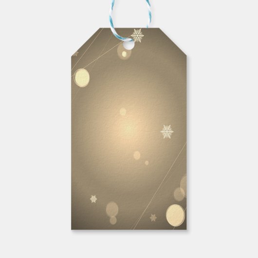 Weihnachtsfest , Confetti Geschenkanhänger (Rückseite)