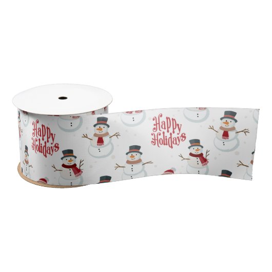 Weihnachtsfest Custom Satin Ribbon Satinband (Spule)