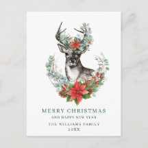 Weihnachtsfest Dei Poinsettia Grußurlaub