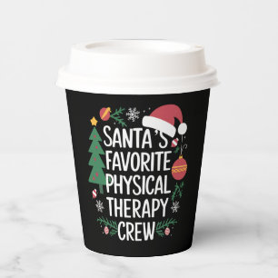 Weihnachtsfest der Lieblings-Physiotherapie-Mannsc Pappbecher