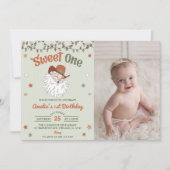 Weihnachtsfest Ein Geburtstagsparty Foto Einladung (Vorderseite)