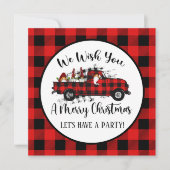 Weihnachtsfest Einladung (Vorderseite)