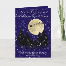 Weihnachtsfest Familie Weihnachtsabbruch Karte