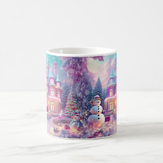 Weihnachtsfest Fantasy-Tasse Kaffeetasse (Mittel)