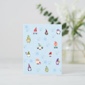 Weihnachtsfest Feiertagskarte (Stehend Vorderseite)