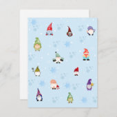 Weihnachtsfest Feiertagskarte (Vorne/Hinten)