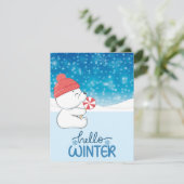 Weihnachtsfest Feiertagskarte (Stehend Vorderseite)