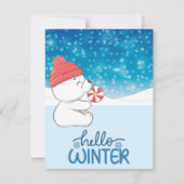 Weihnachtsfest Feiertagskarte (Vorderseite)