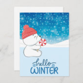 Weihnachtsfest Feiertagskarte (Vorne/Hinten)