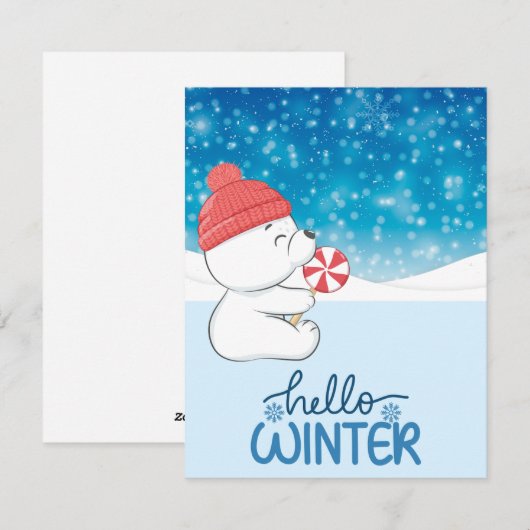 Weihnachtsfest Feiertagskarte (Vorne/Hinten)