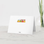 Weihnachtsfest Feiertagskarte (Rückseite)