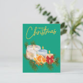 Weihnachtsfest Feiertagskarte (Stehend Vorderseite)