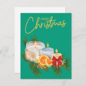 Weihnachtsfest Feiertagskarte (Vorne/Hinten)