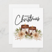 Weihnachtsfest Feiertagskarte (Vorne/Hinten)