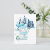 Weihnachtsfest Feiertagskarte (Stehend Vorderseite)