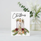 Weihnachtsfest Feiertagskarte (Stehend Vorderseite)