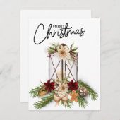 Weihnachtsfest Feiertagskarte (Vorne/Hinten)