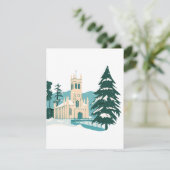 Weihnachtsfest Feiertagskarte (Stehend Vorderseite)