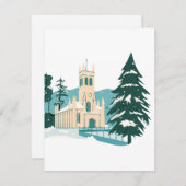 Weihnachtsfest Feiertagskarte (Vorne/Hinten)