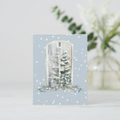 Weihnachtsfest Feiertagskarte (Stehend Vorderseite)