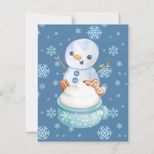 Weihnachtsfest Feiertagskarte (Vorderseite)